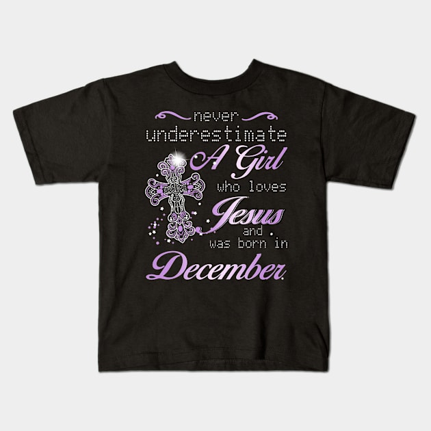 December Girl Kids T-Shirt by xylalevans